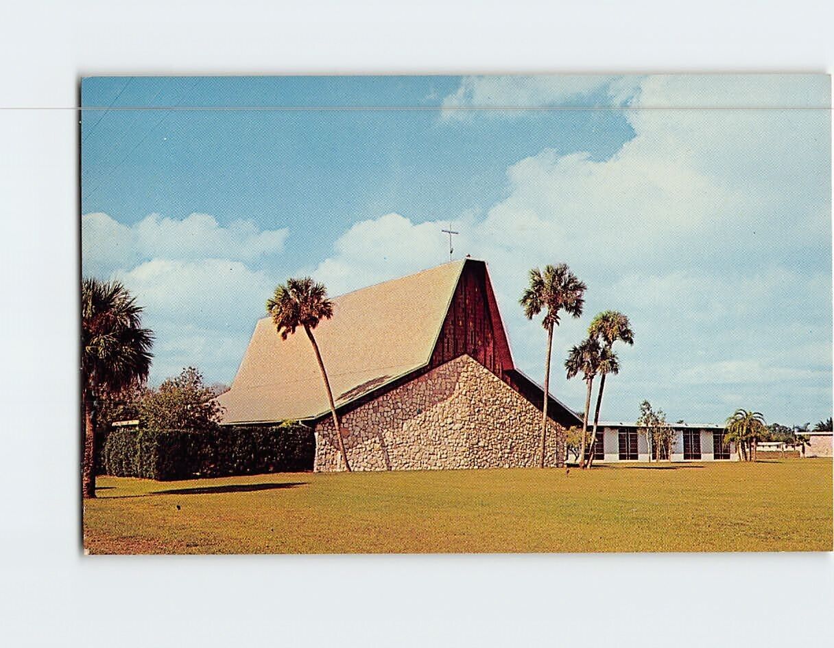 Postcard First Church of God Bradenton Florida USA
