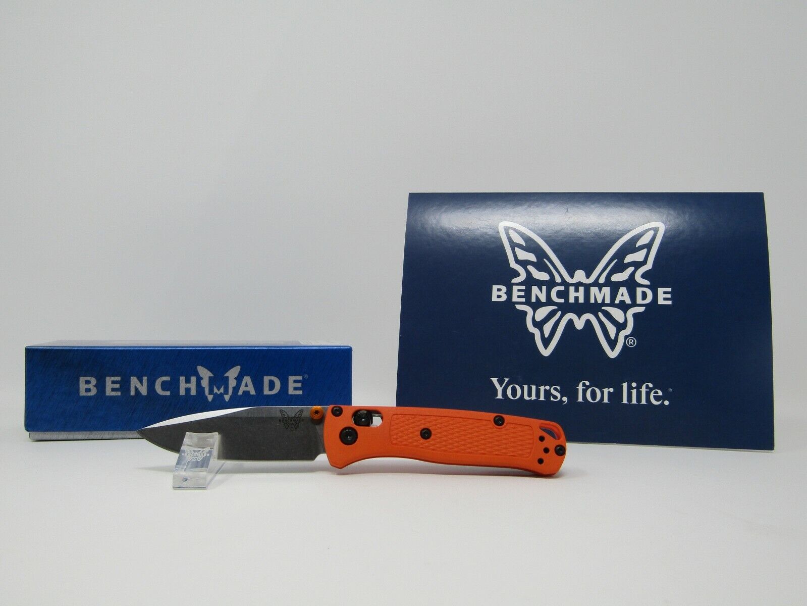 533 Mini Bugout Orange- Benchmade Blue Class Authorized Benchmade Dealer