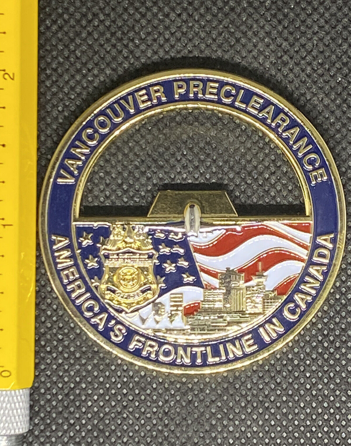 USCBP Officer Vancouver Intl Airport Preclearance Canada Region Challenge Coin