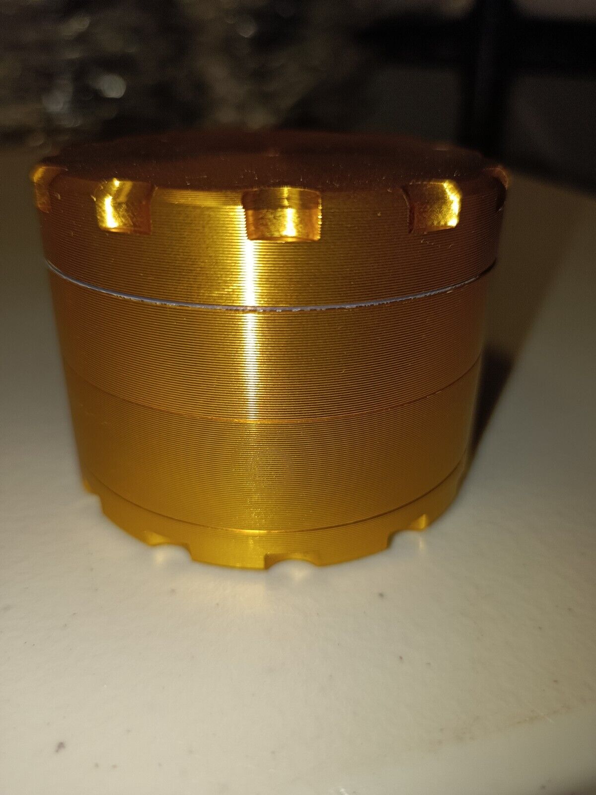 Large Yellow Tobacco/Spice Grinder 