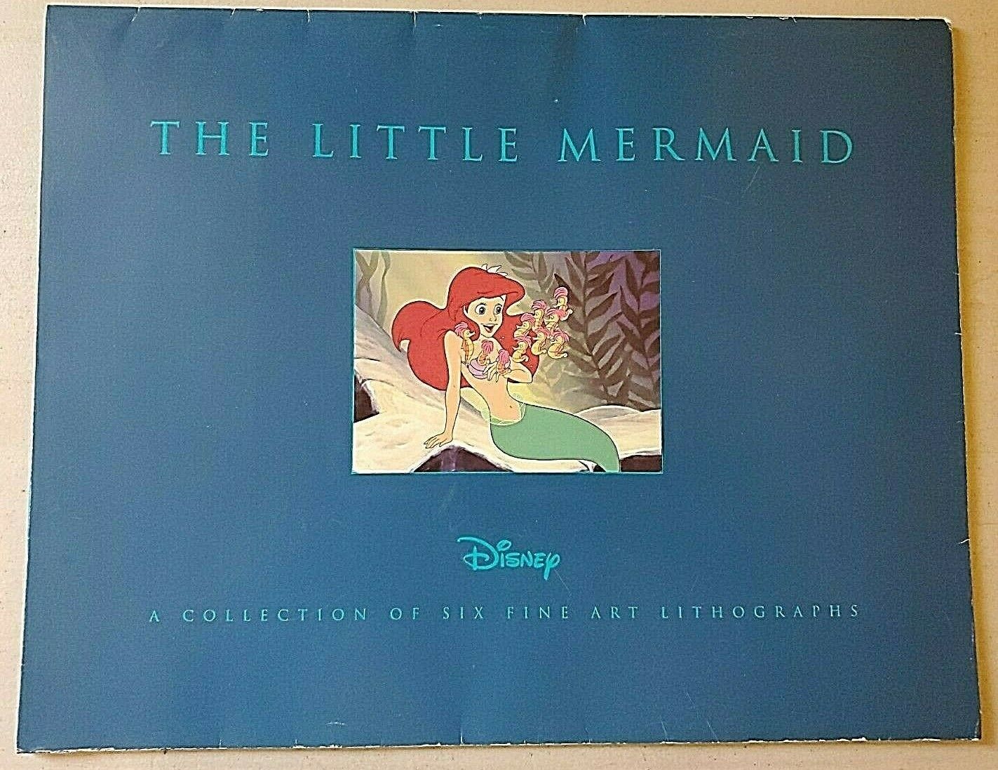 Disney\'s The Little Mermaid Collection of 6 Fine Art 11\