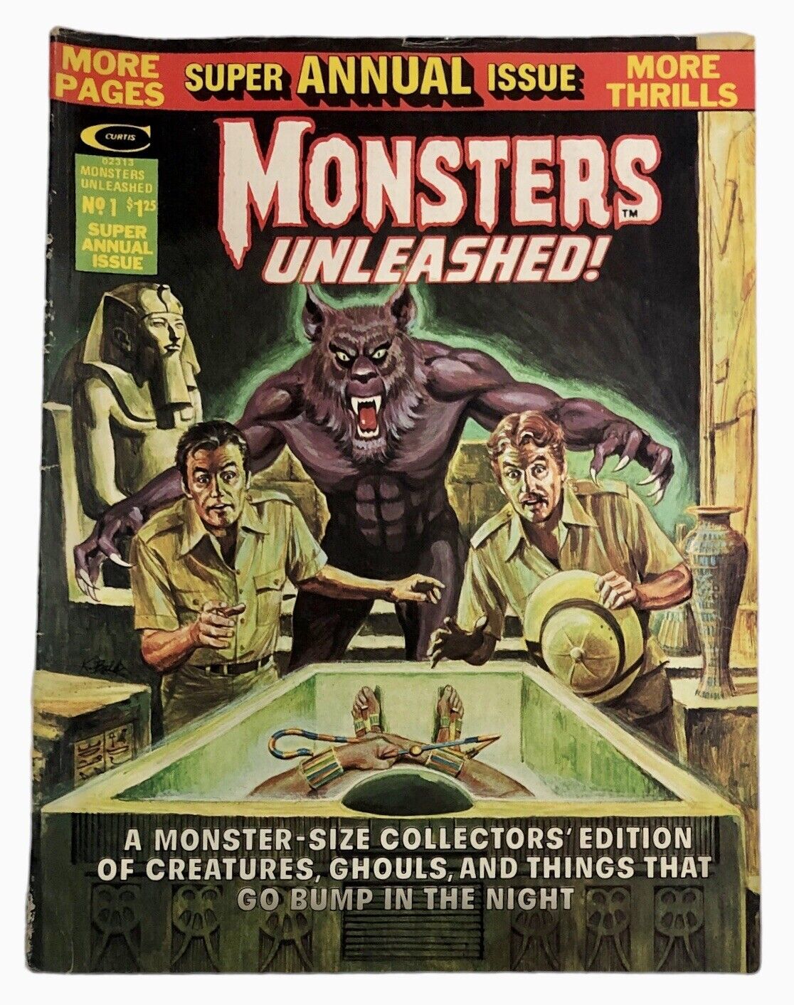 Monsters Unleashed Annual # Summer 19751 Kane Art Super Annual Issue ￼