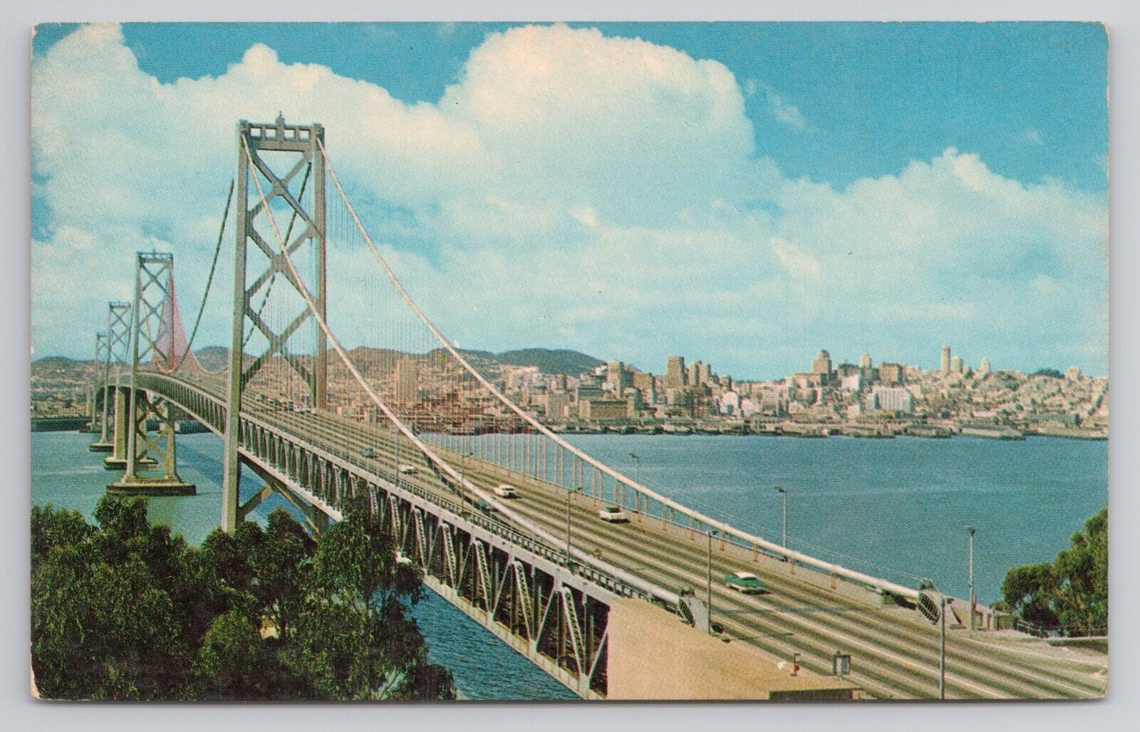Postcard San Francisco Oakland Bay Bridge
