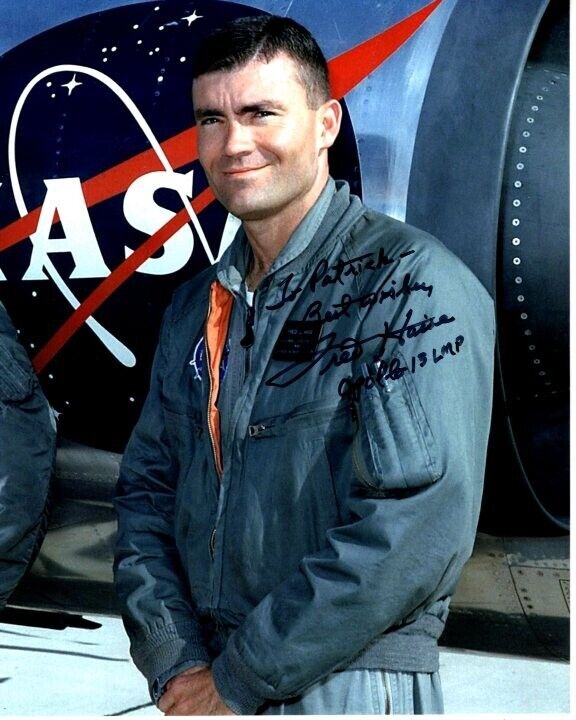 FRED HAISE Autographed Signed 8x10 NASA Astronaut Photograph - To Patrick