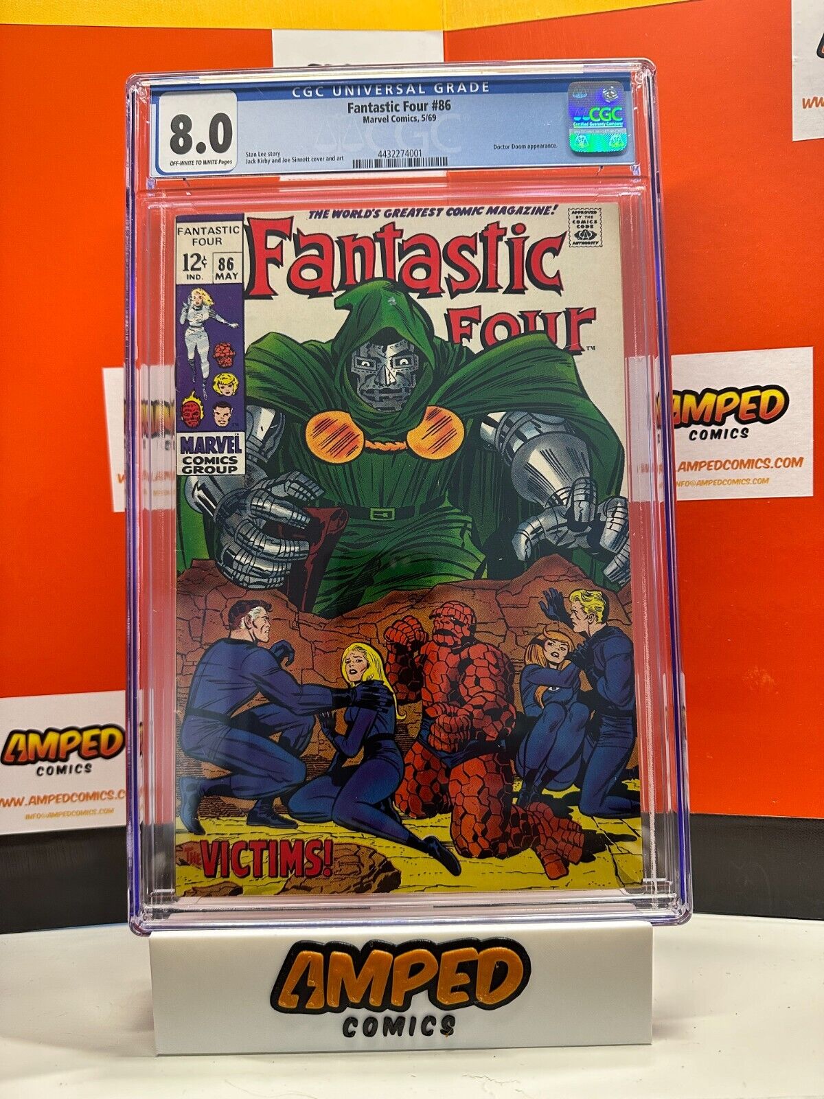 Fantastic Four #86 (1969) CGC 8.0