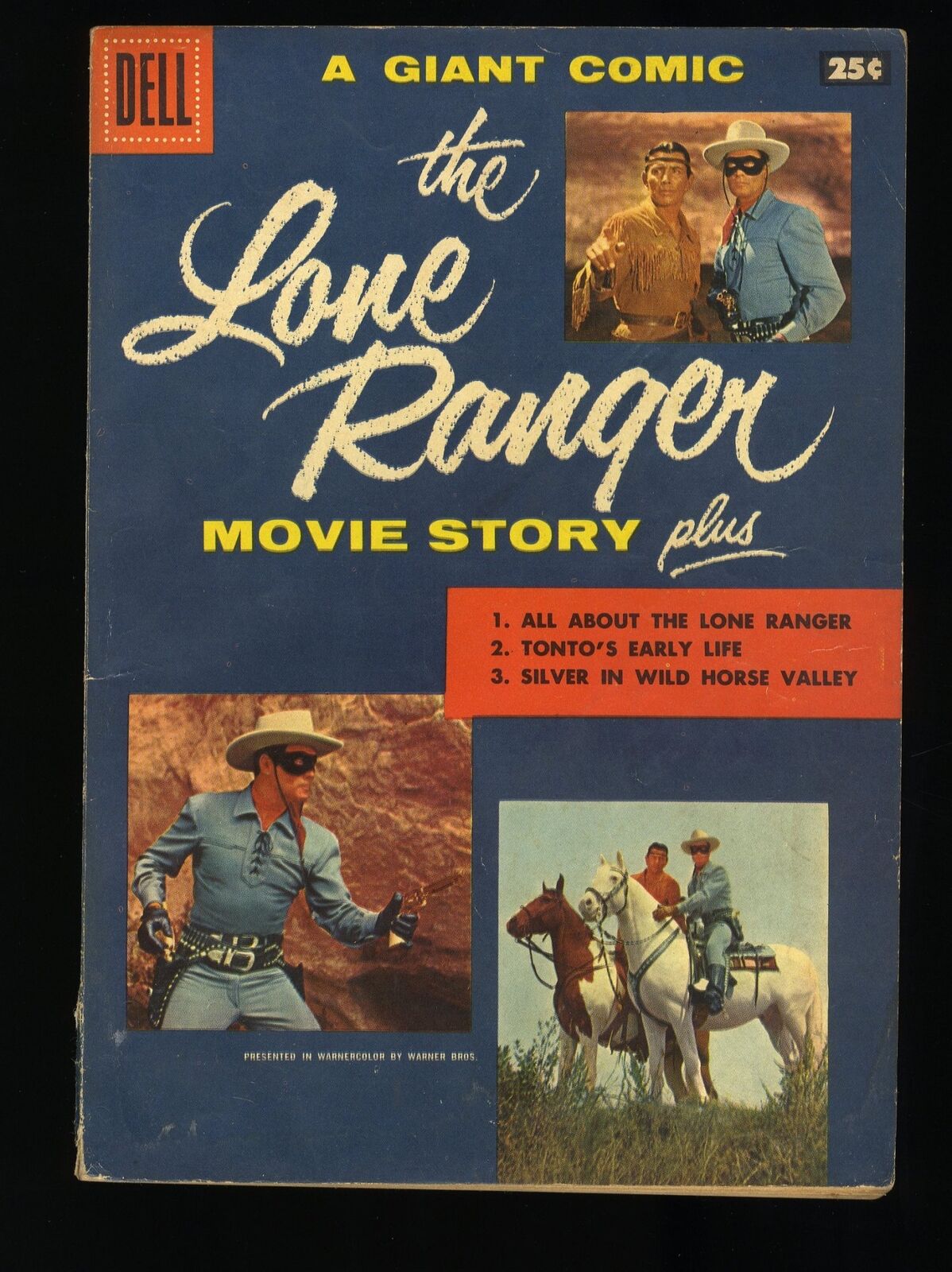 Dell Giant Comics: Lone Ranger Movie Story #nn VG+ 4.5 Tonto Silver Dell
