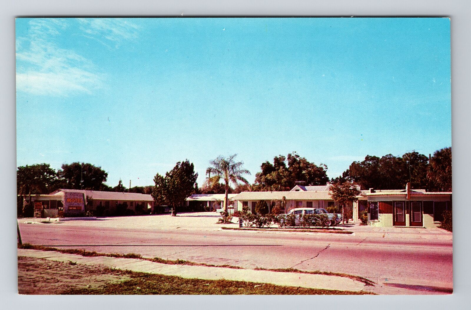 Titusville FL-Florida, Town Motel, Vintage Postcard