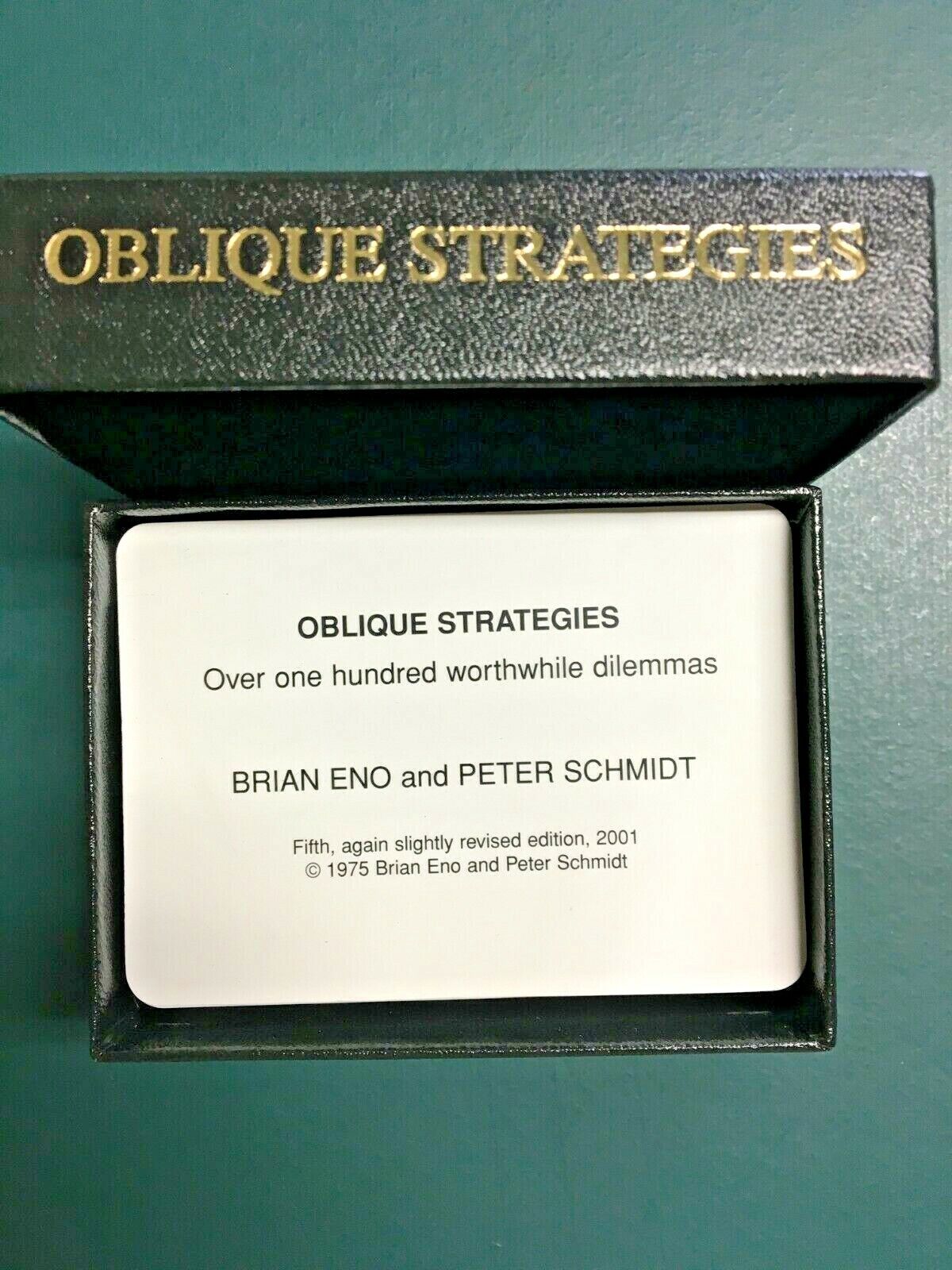 oblique strategies for sale