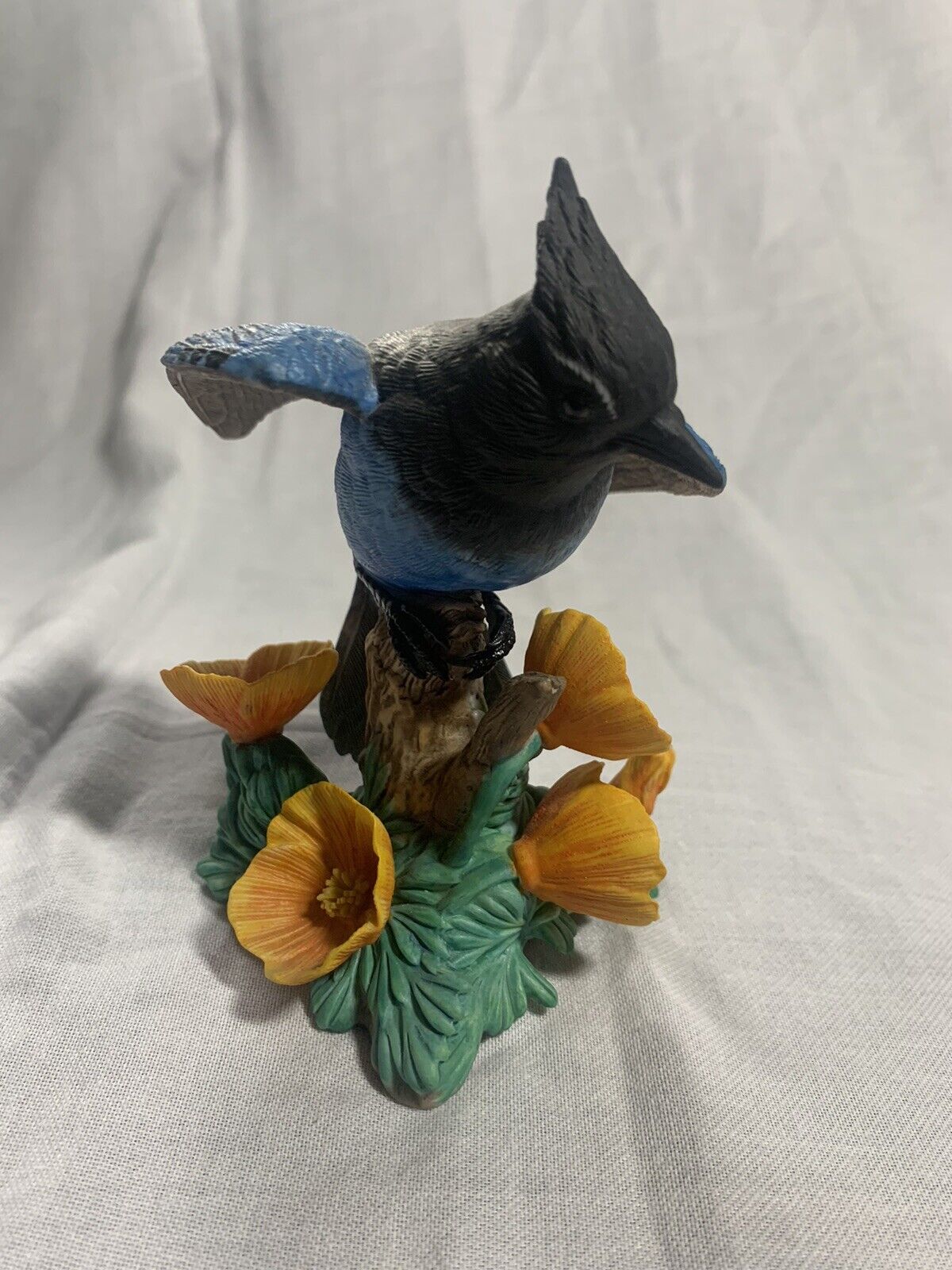 Lenox Steller's Jay Garden Bird Collection - Porcelain Bird Figurine ~ 1996