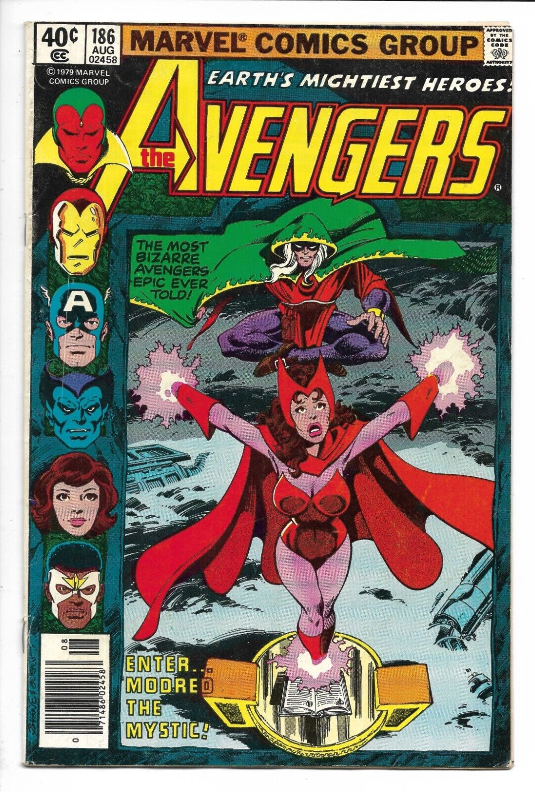 Avengers # 186 / Newsstand Edition / 1st Appearance of Chthon / 1979
