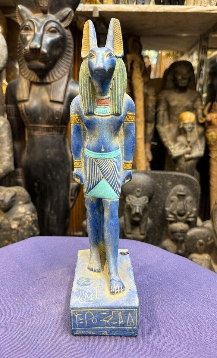 RARE ANCIENT EGYPTIAN ANTIQUES Statue Large Of God Seth Pharaonic Egyptian BC