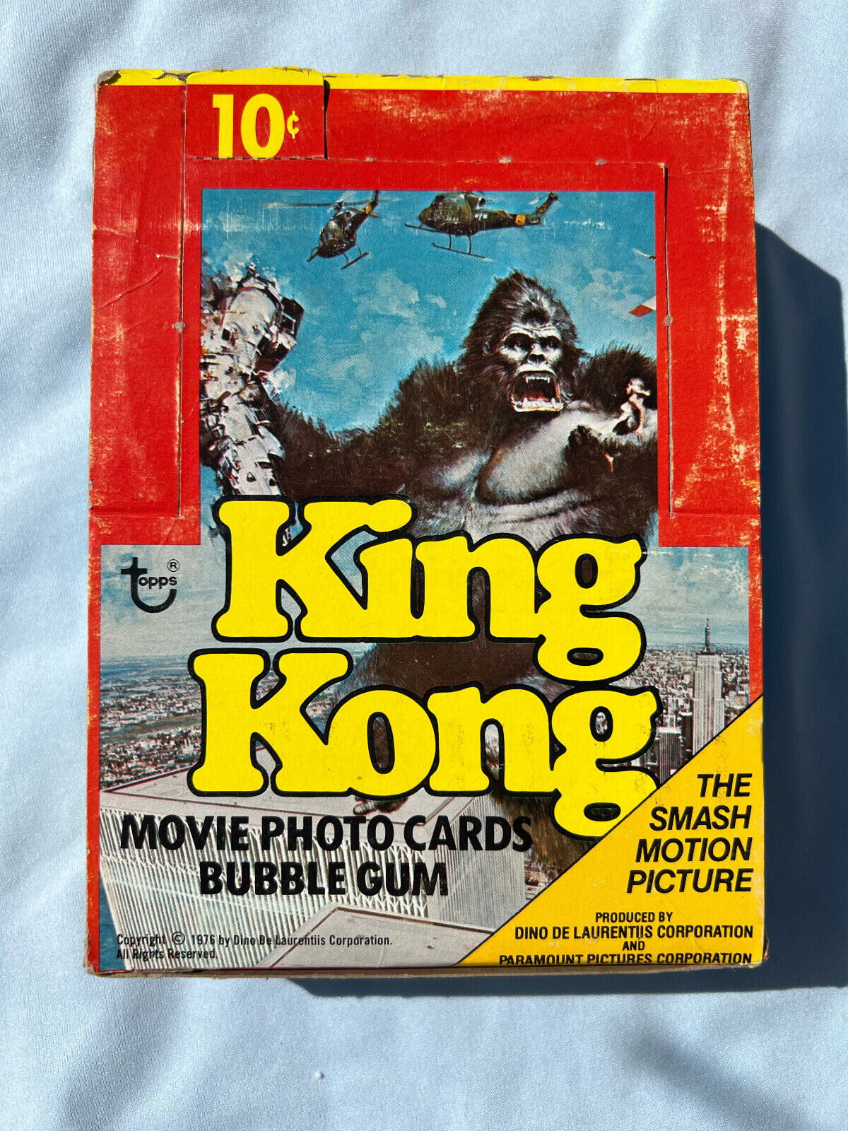 King Kong 1976 vtg Topps box of 36 unopened complete wax packs NICE VERY CLEAN