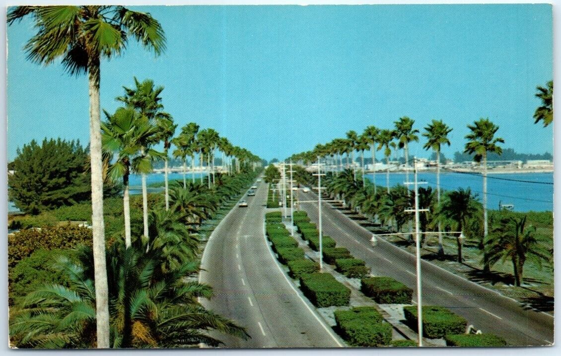 Postcard Clearwater Memorial Causeway Beach Florida USA North America