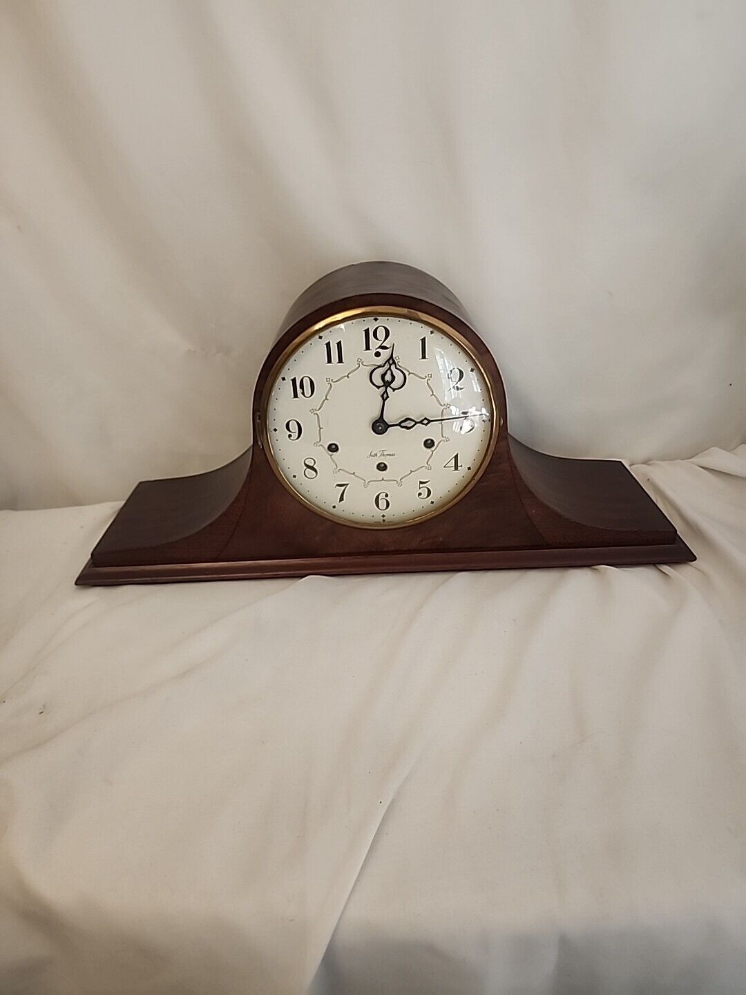 Vintage Seth Thomas Westminister Chimes Mantle Clock Mechanical Medbury 5W