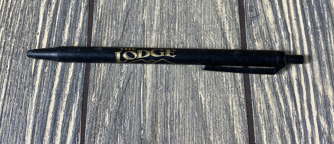 Vintage The Lodge At Breckinridge Black Retractable Pen