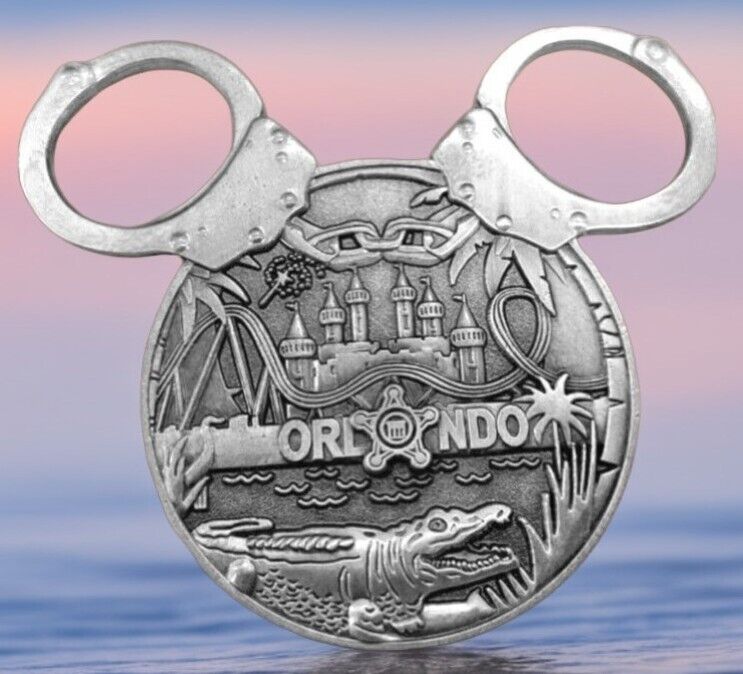 RARE USSS Secret Service Orlando Field Office Mickey Gift Coin Disney Lover Gift