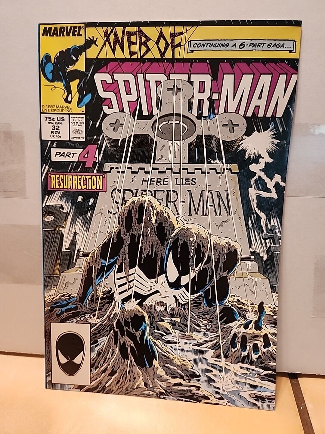 Web of Spider-Man #32     Kraven's Last Hunt Part 4       Marvel 1987  