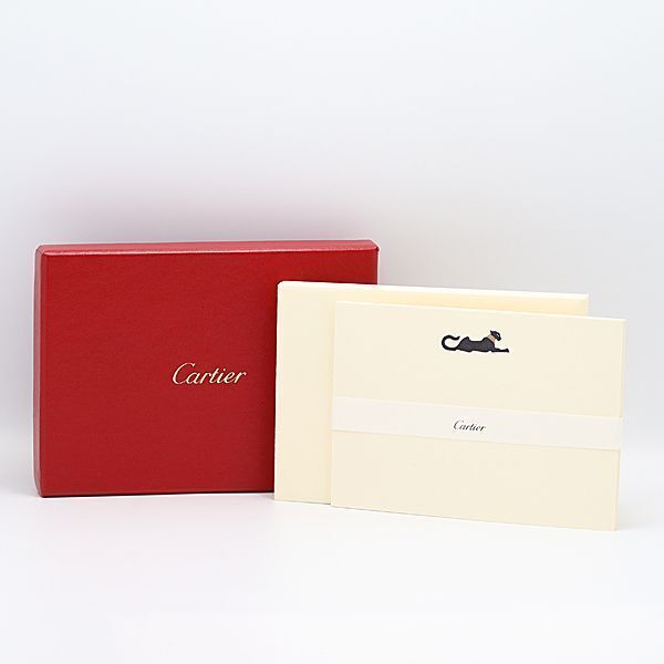 Cartier Stationery Card Letter Note 10 and Envelope 10 w/Box