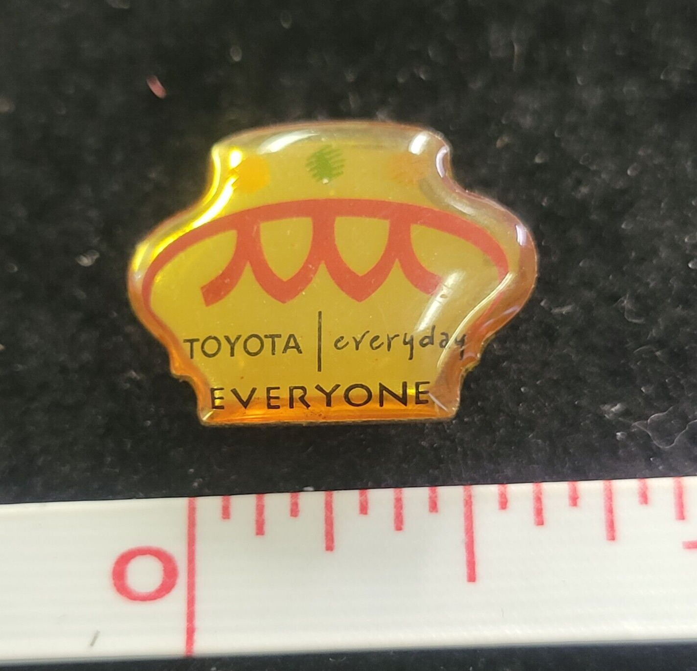 Toyota Everyday Everyone Promotional Lapel Badge Hat Vest Pin Souvenir