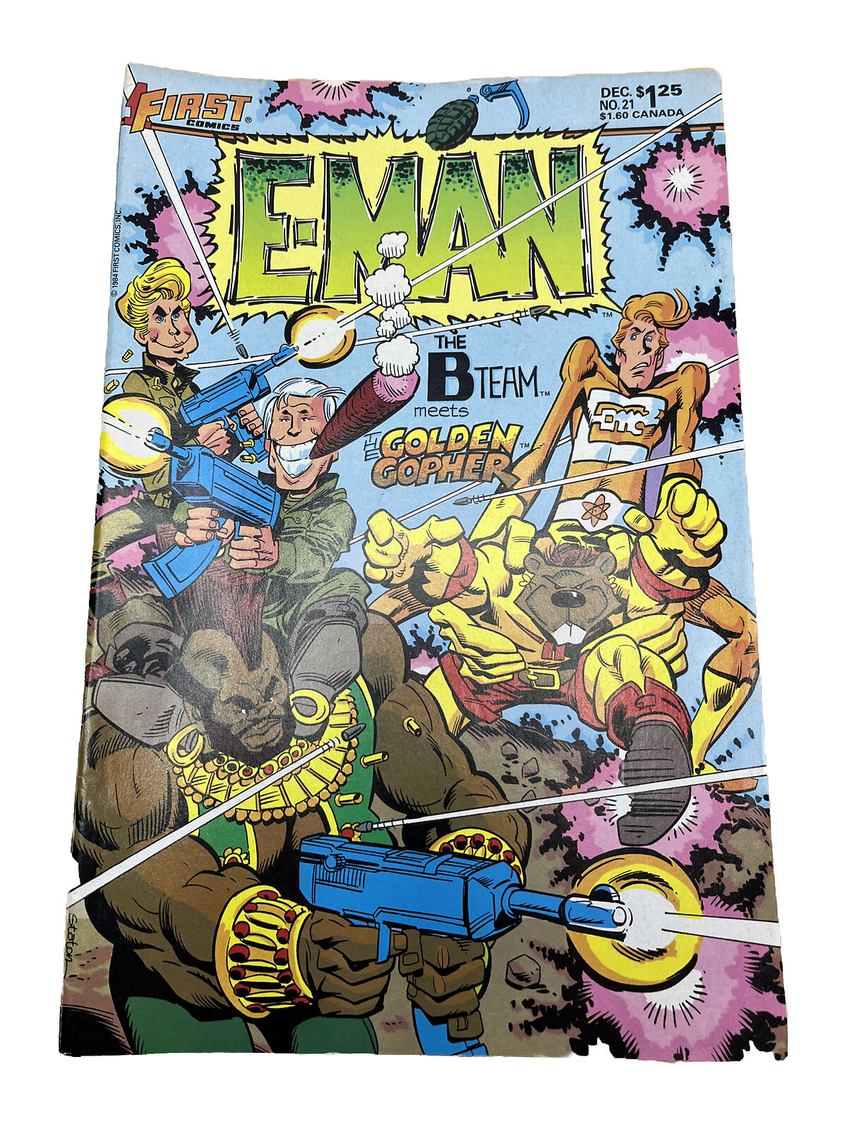 Lot Of 14 E-Man Comics Mixed Bundle Variety 