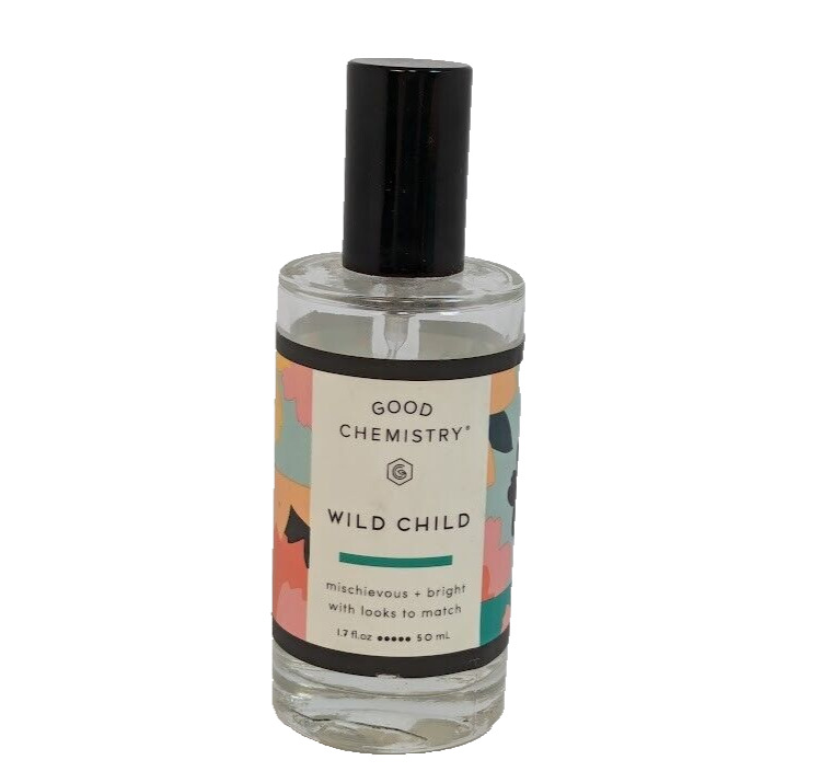 Good Chemistry Wild Child Spray Perfume 1.7 oz Bottle  75% Full  Discontinued