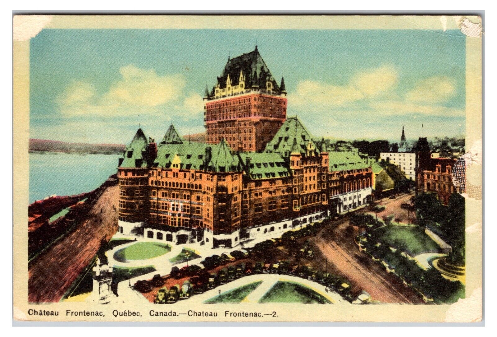VTG 1930s - Chateau Frontenac - Frontenac, Quebec - Canada Postcard (UnPosted)