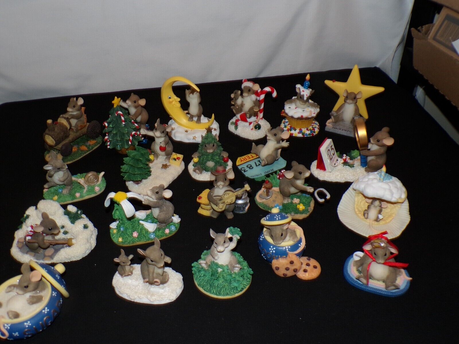 Charming Tails Mouse Mice Figurine Lot Figure Collection [c705]