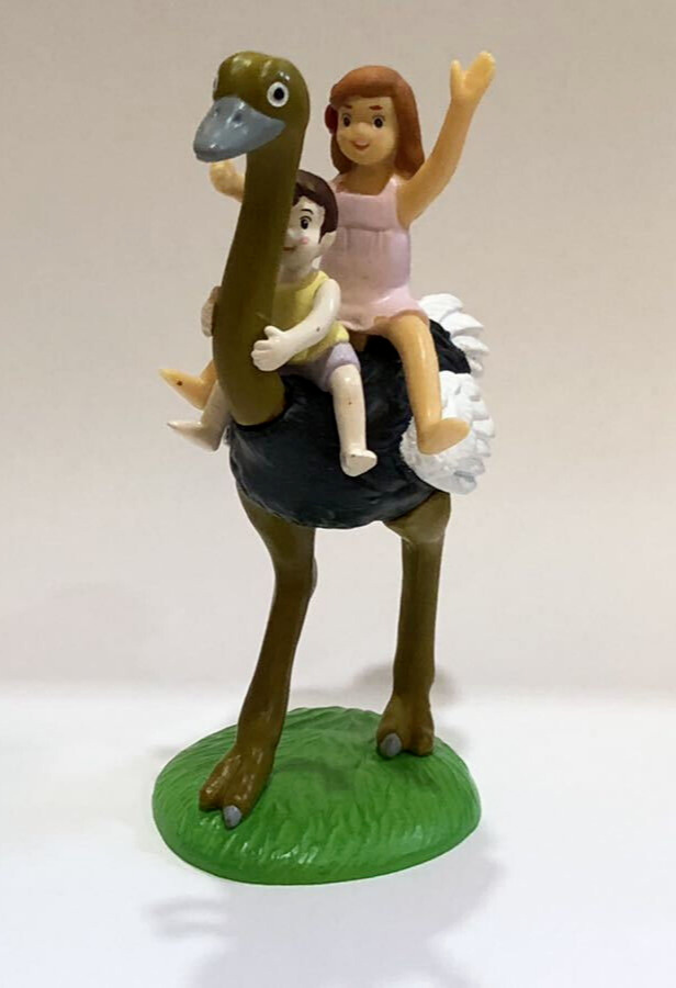 Swiss Family Robinson suisses Flo Flone Jack Figure figurine autruche ostrich
