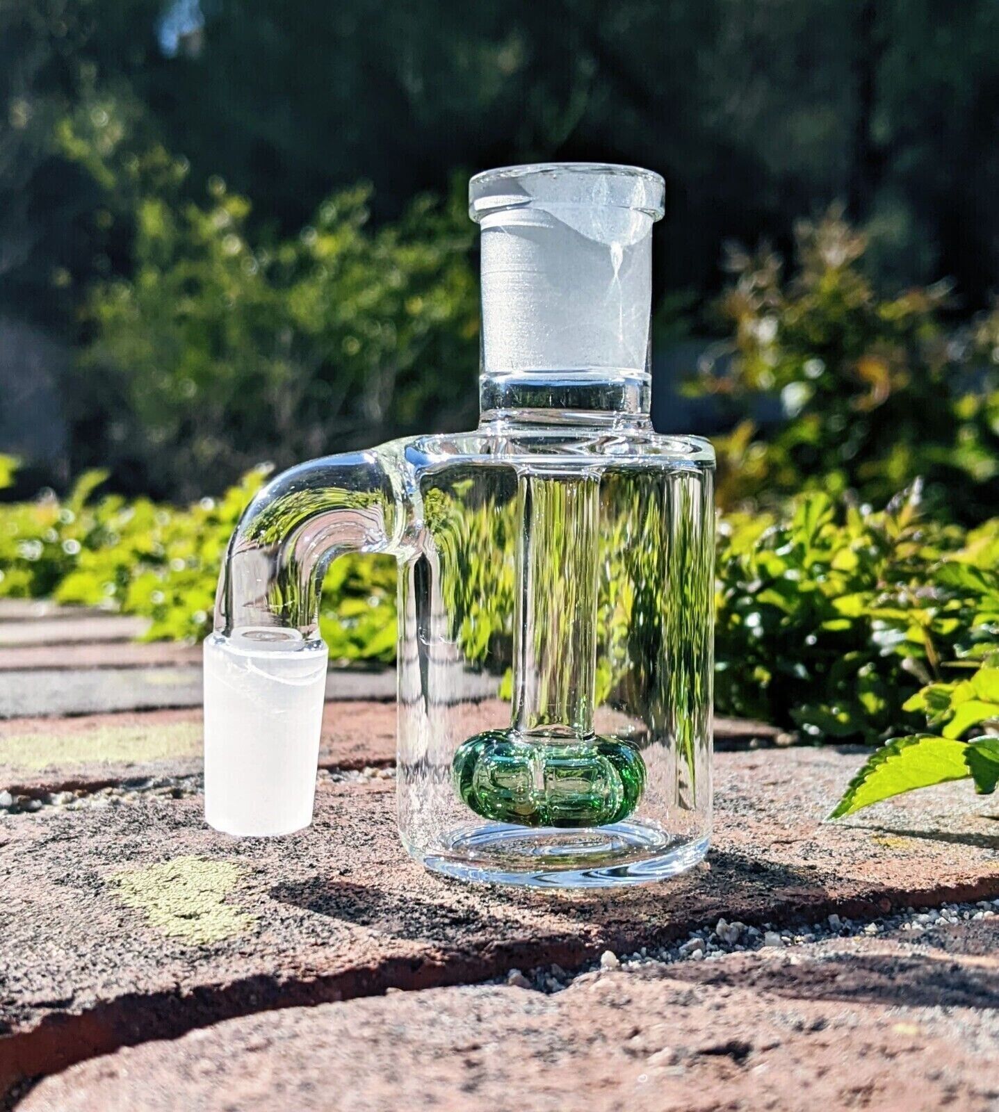 Primium 14mm 90° Lil Sweety Emerald Ash Catcher Green  Water Pipe Bong Bubbler