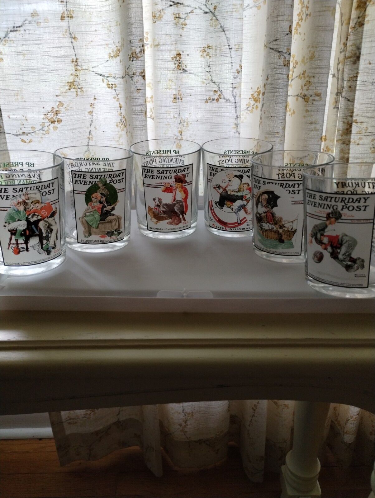 Norman Rockwell collectable Glasses