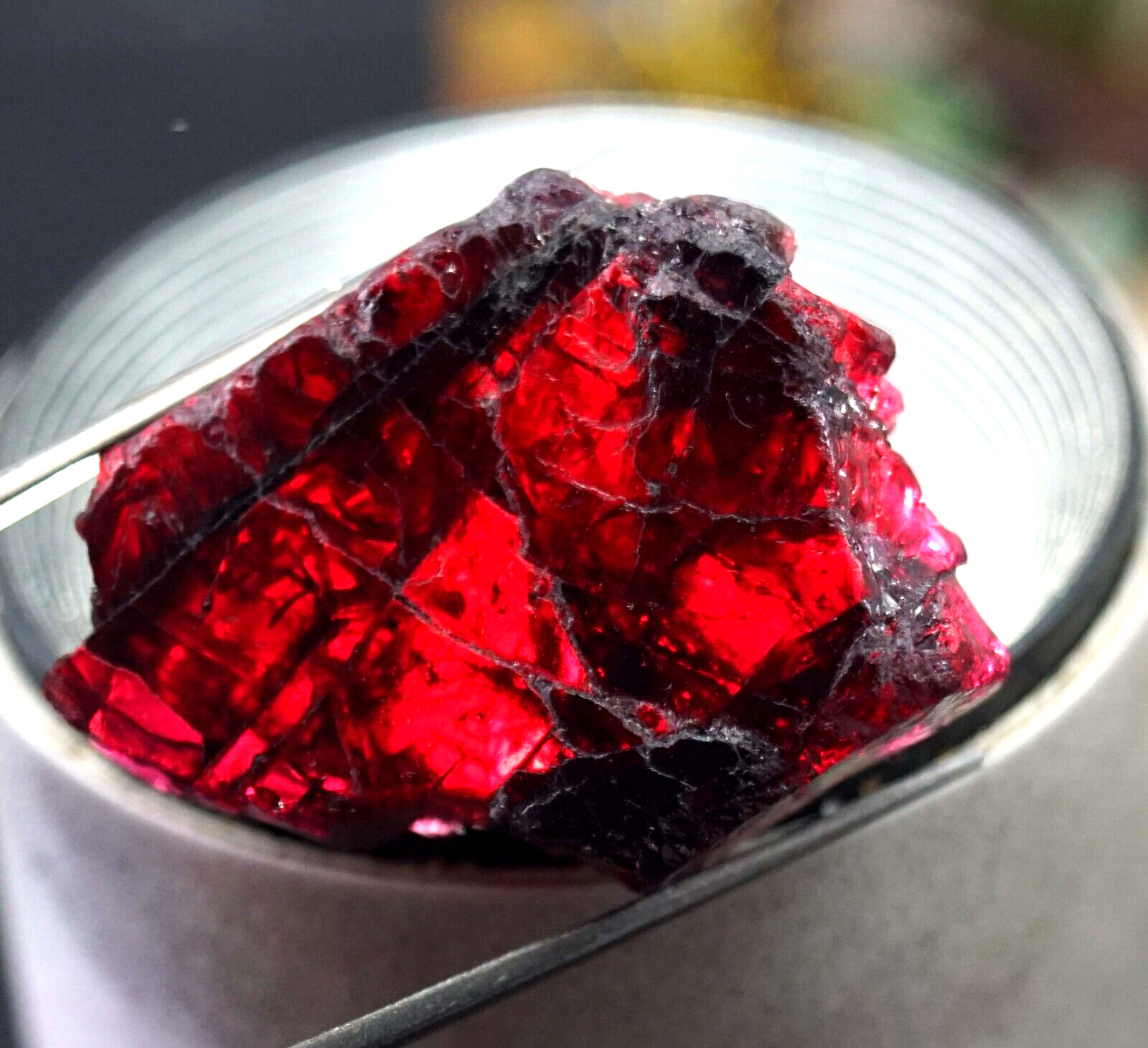 113.05Ct EGL Certified Burmese Natural Crystal Red Ruby Rough Untreated Gemstone