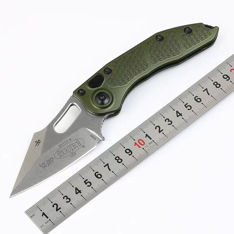Y-START Camping Knife Hunting Folding Knife M390 Blade Aluminum alloy Handle-H55