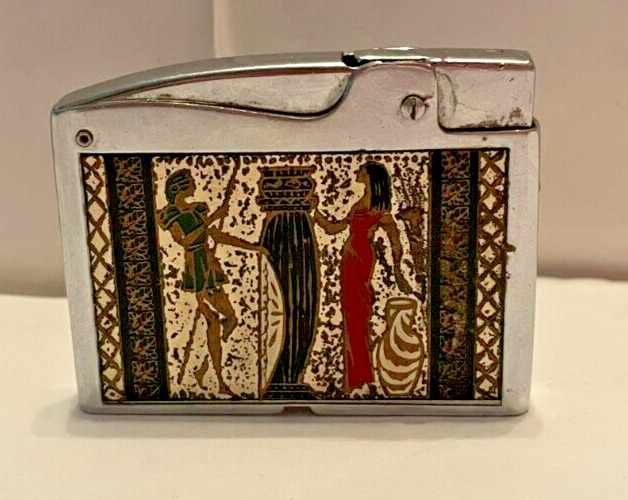 Modenn Lighter Egyptian Theme Excellent-  Vintage Condition Please Read
