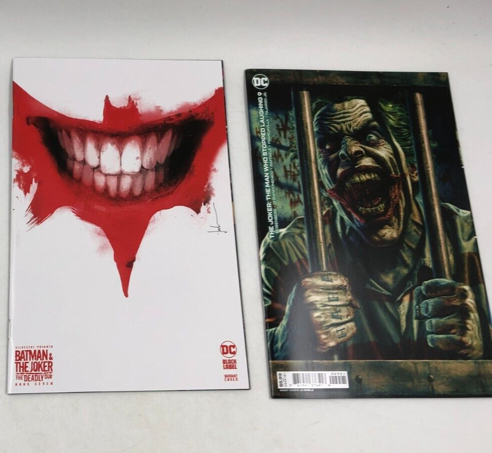 Batman & The Joker The Deadly Duo #7 and 9 Jock Bermejo Variant DC Comics 2023