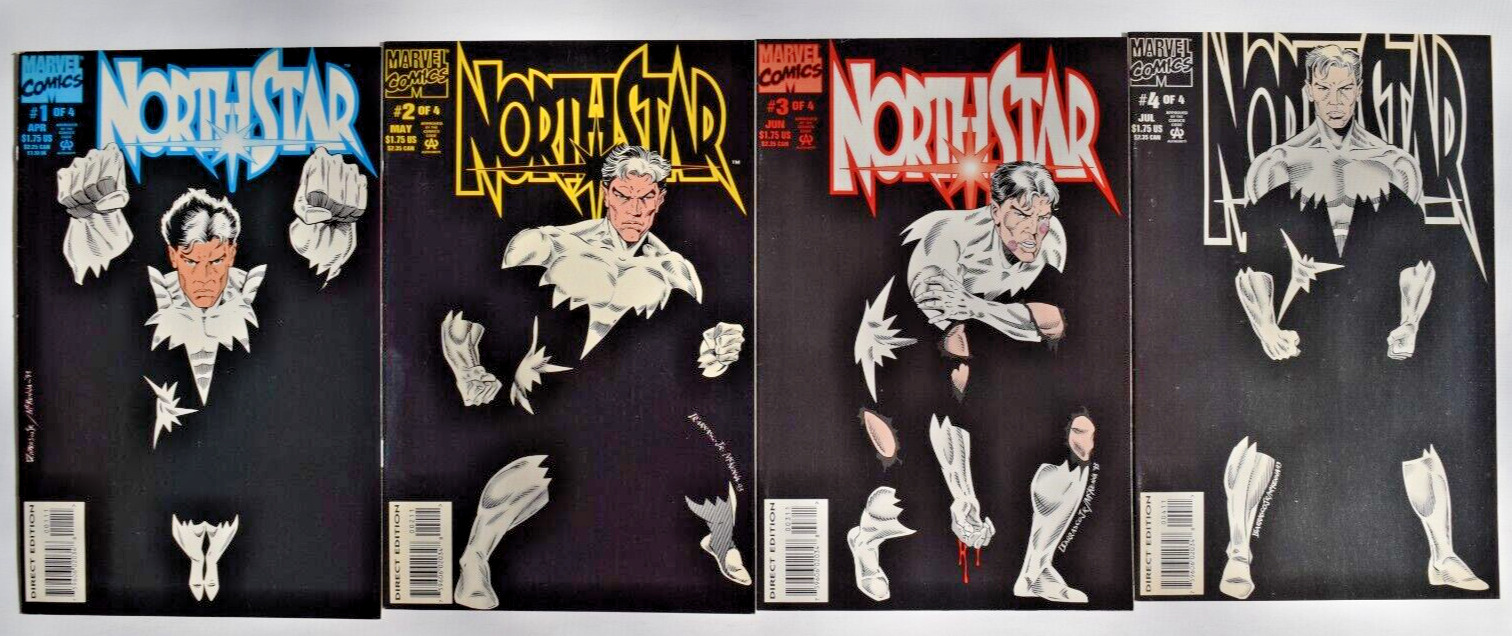 NORTHSTAR (1994) 4 ISSUE COMPLETE SET #1-4 MARVEL COMICS