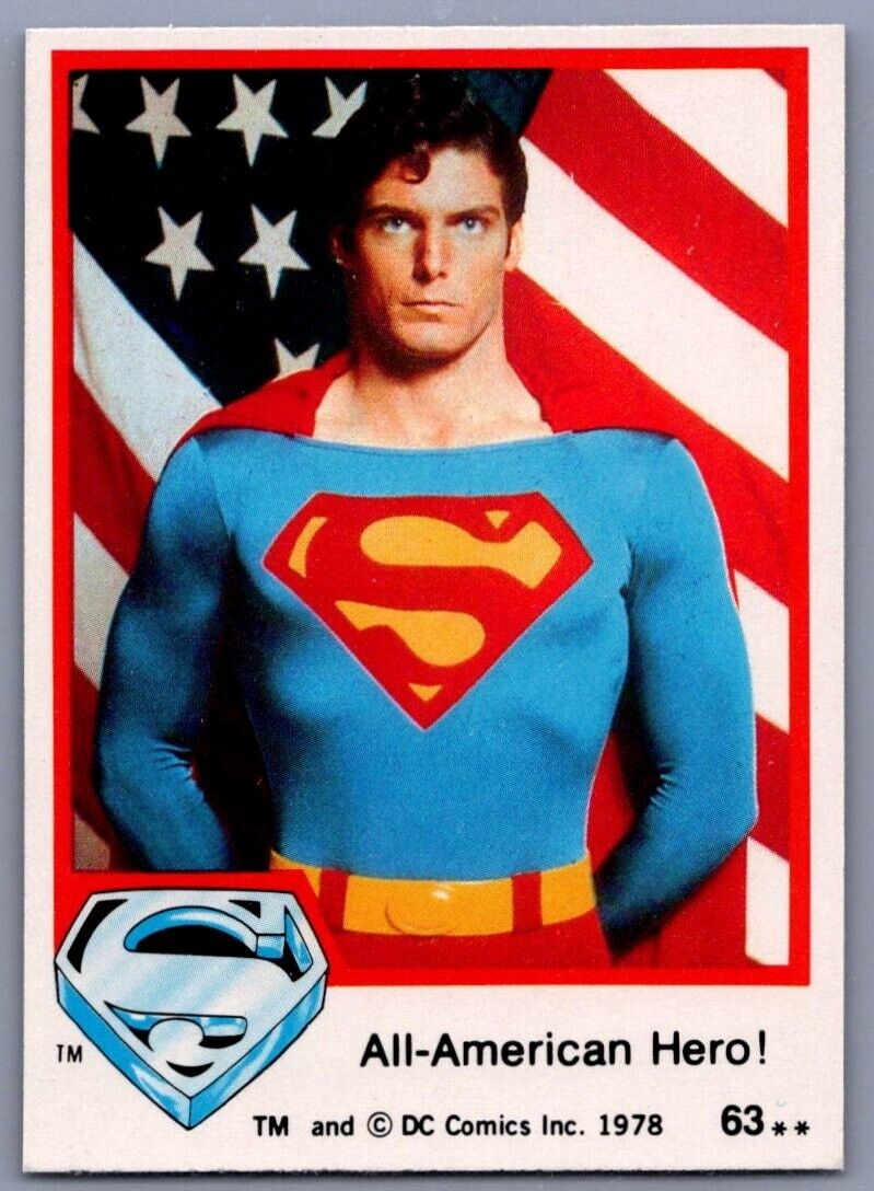1978 Topps Superman The Movie All-American Hero #63