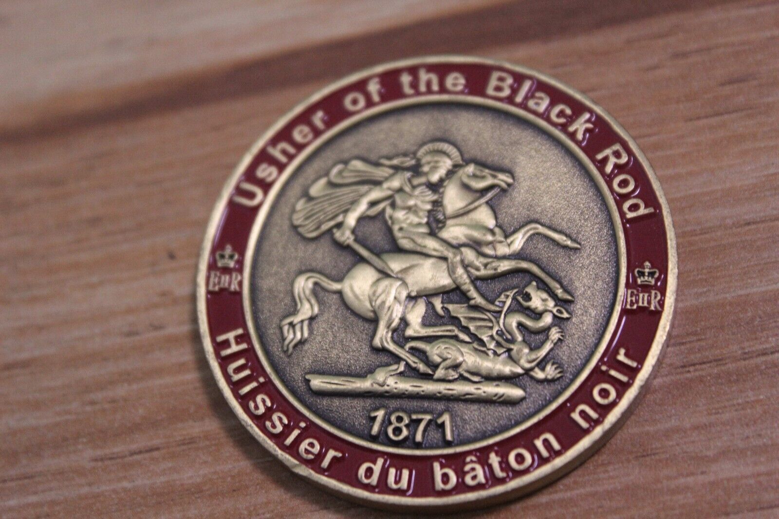 Usher of The Black Rod Challenge Coin