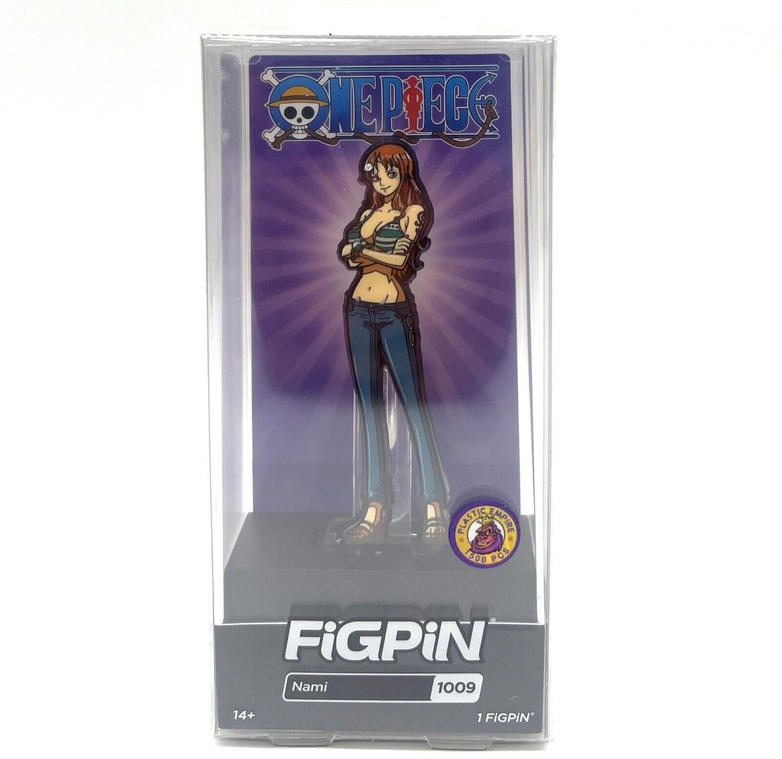 FiGPiN One Piece Nami #1009 Plastic Empire Exclusive LE1500 Collectible Pin