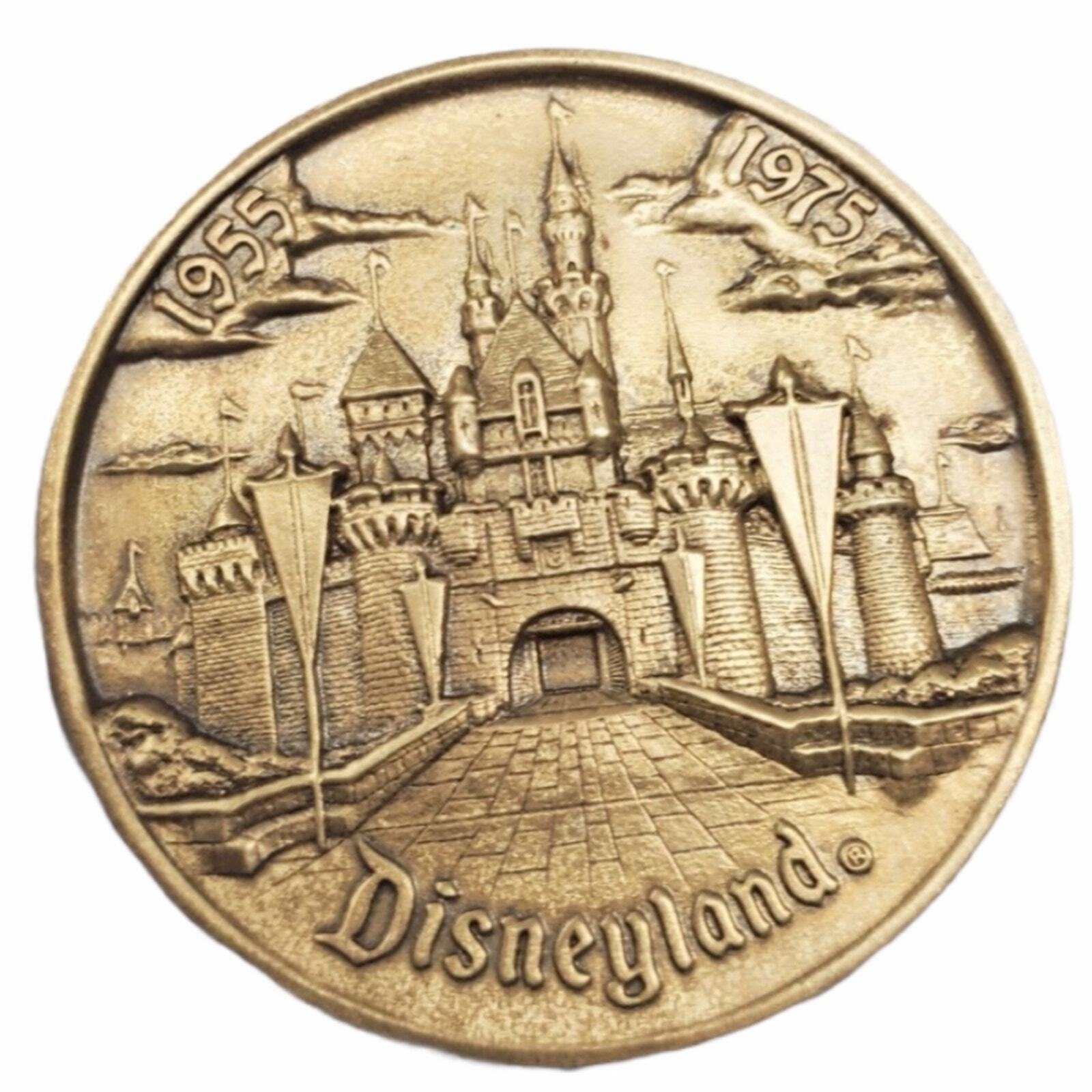 Disney Parks Disneyland VTG 1975 Medallion RARE
