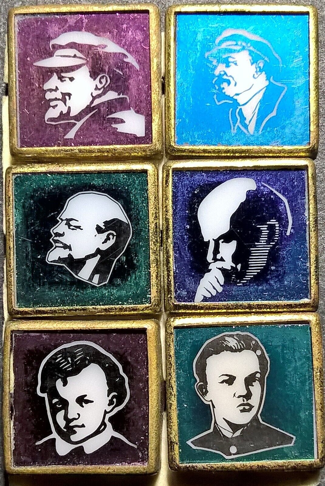 USSR. Vladimir Lenin. 100th Anniversary of the Birth. Set of Badges. Originals.