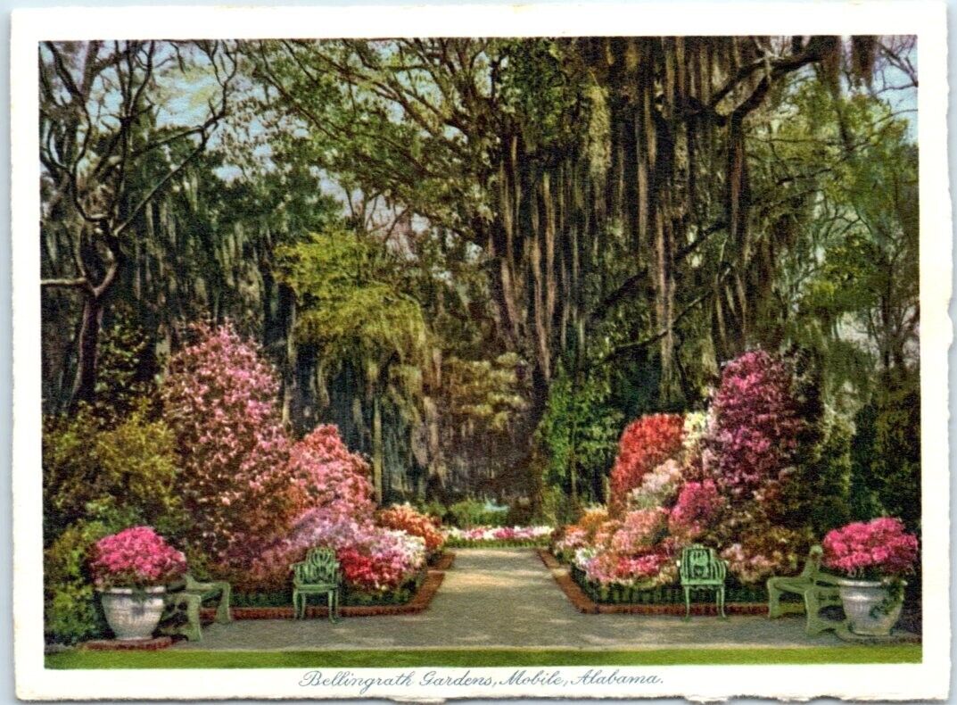Postcard - Bellingrath Gardens - Mobile, Alabama