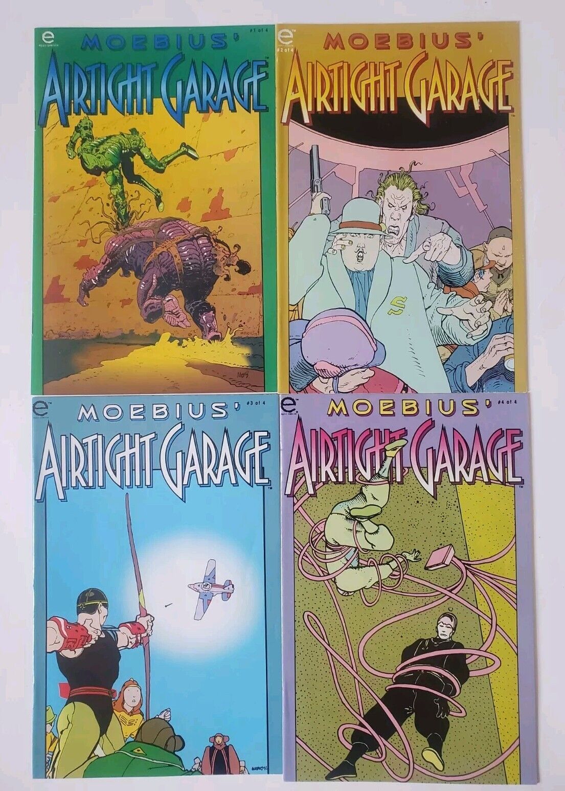 Airtight Garage 1- 4 Moebius 1993 Epic Comics Complete Set