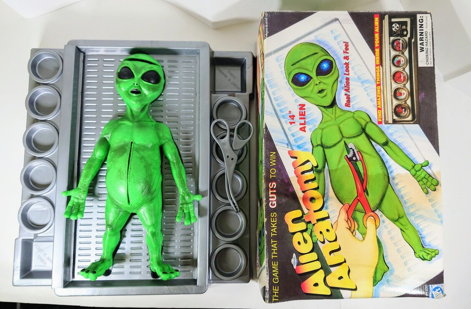 Vintage R. Marino Alien Anatomy  14” 1997 -Collectible Complete Open Box
