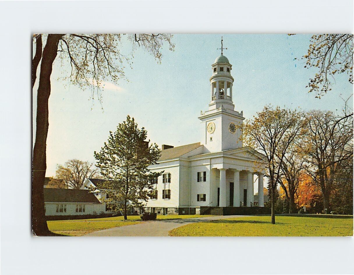 Postcard First Parish Church, Concord, Massachusetts, USA