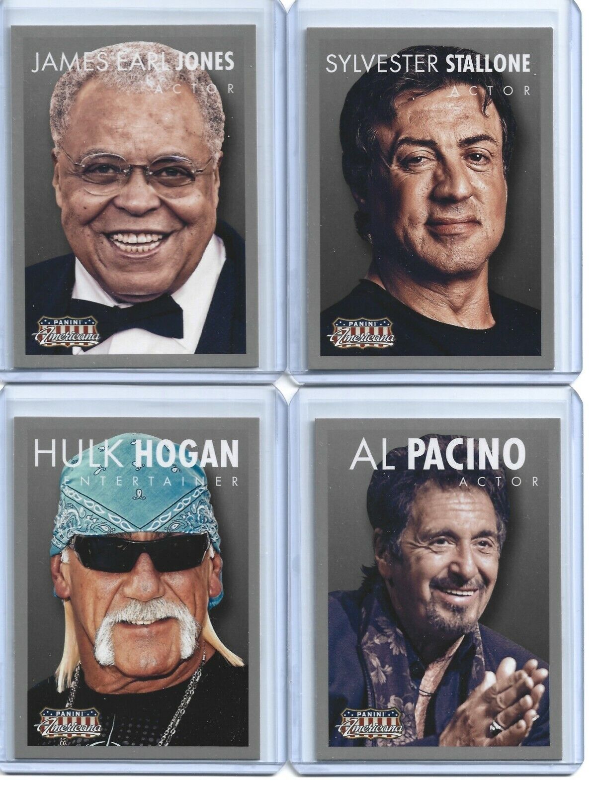 2015 Panini Americana Complete Set 1-73 (Stallone/Hogan/Pacino/P. Abdul)