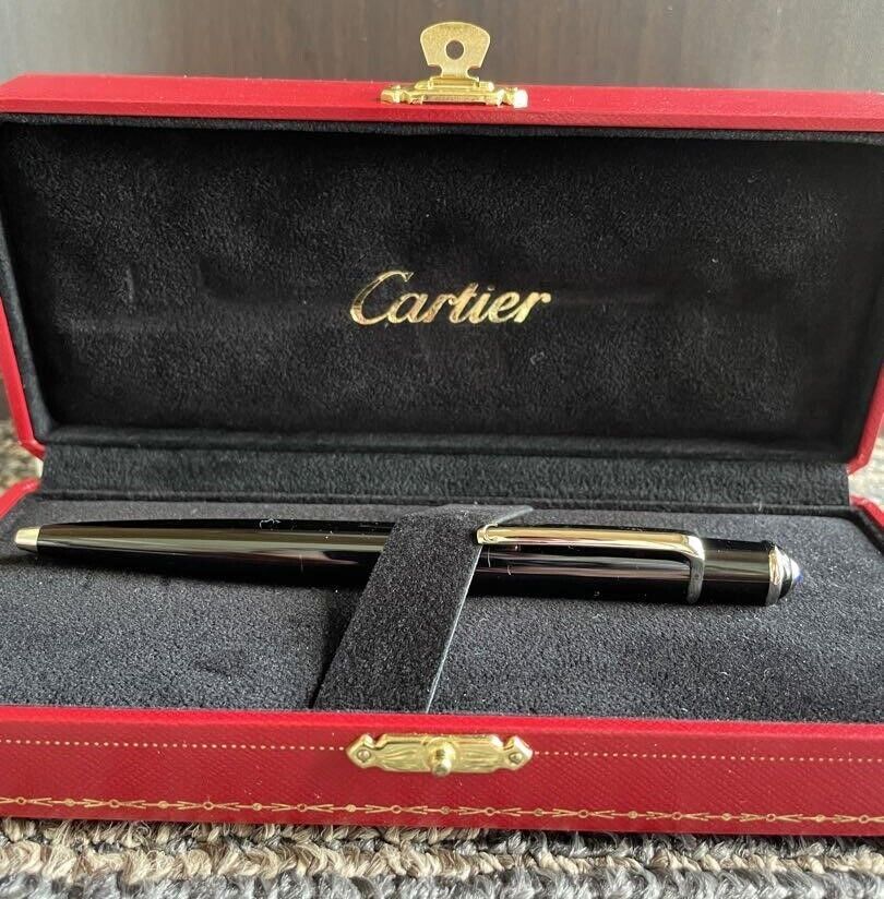 Cartier Stylo Bille Diabolo De Cartier Black Ballpoint Pen ST180010
