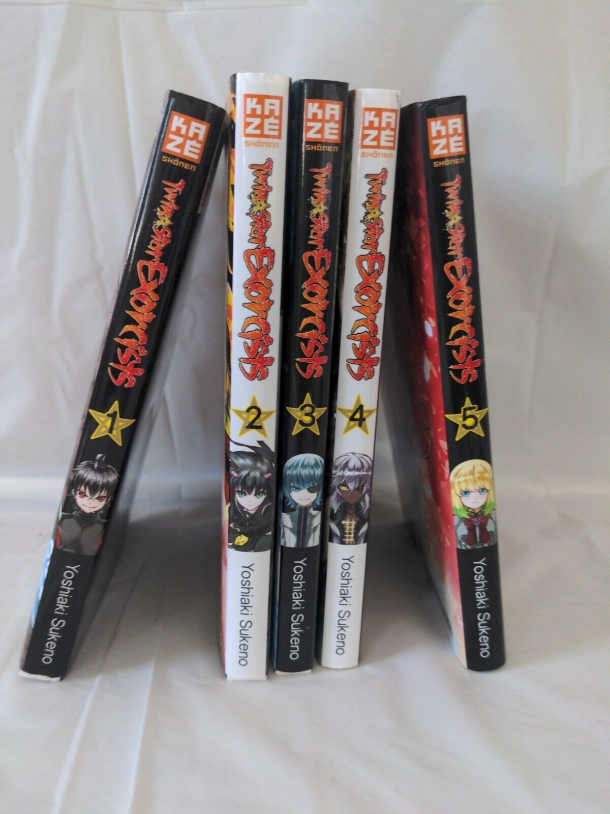 Twin Star Exorcists Book Lot by Yoshiaki Sukeno Series 1-5 Manga Anime French