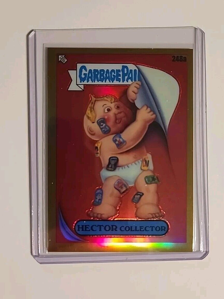 2023 Garbage Pail Kids Chrome Series6 GOLD Refractor 248a Hector Collector 34/50