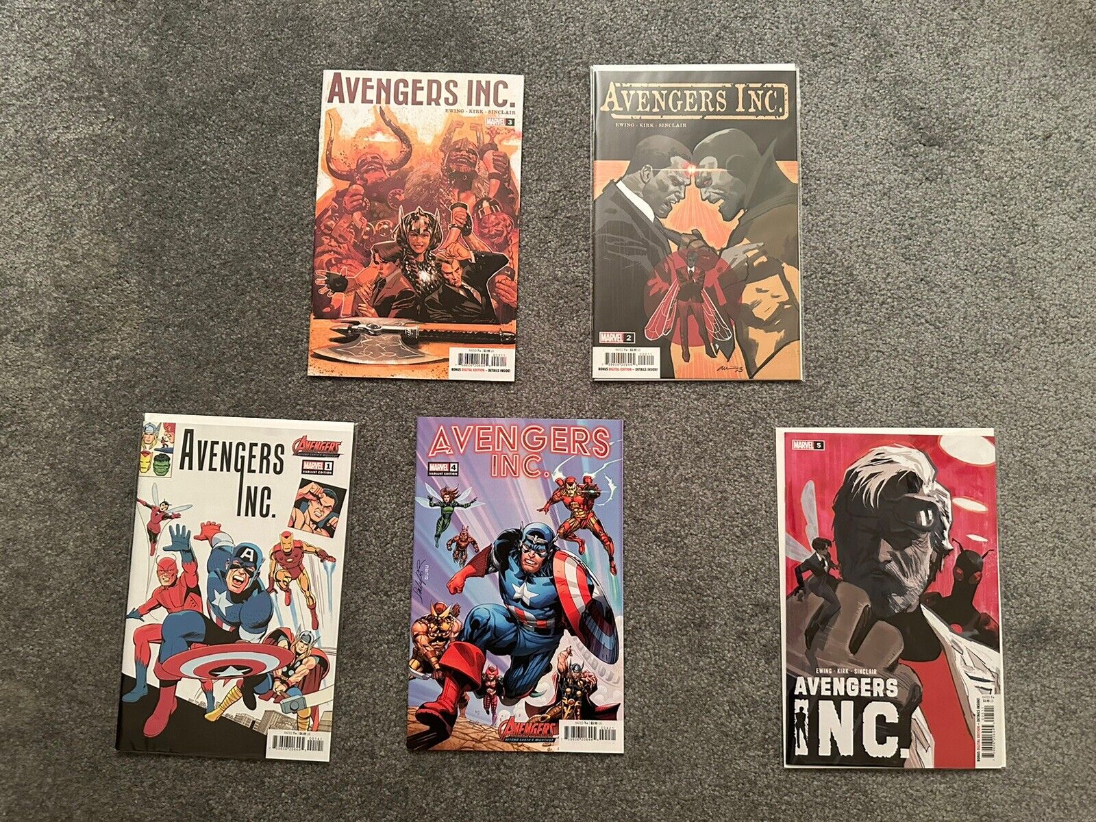Avengers Inc #1-5