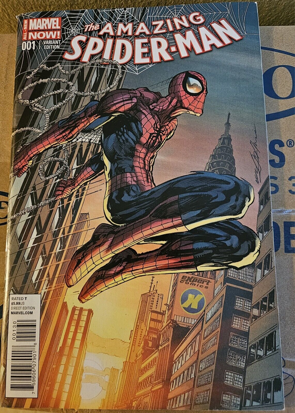 THE AMAZING SPIDER-MAN #1 (Vol.3)  NEAL ADAMS VARIANT COVER - KEY ISSUE 2014 New